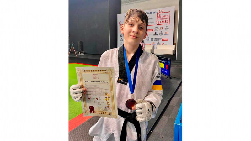 Бовсуновський Еміль — бронзовий призер Мультиєвропейських Ігор!