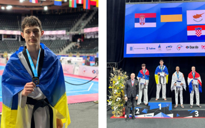 Наш спортсмен Матвій Форостюк — чемпіон Європи з тхеквондо!