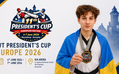 WT President’s Cup Europe 2026: спортсмен клубу здобув золото та ліцензію на ЧЄ
