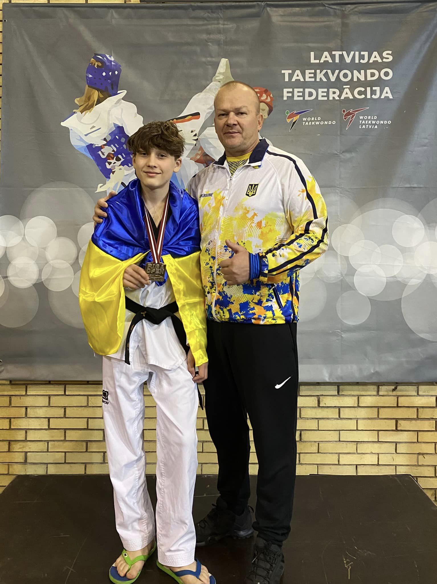 Еміль Бовсуновський, спортсмен ДЮСШ 13 на турнірі Ріга Опен