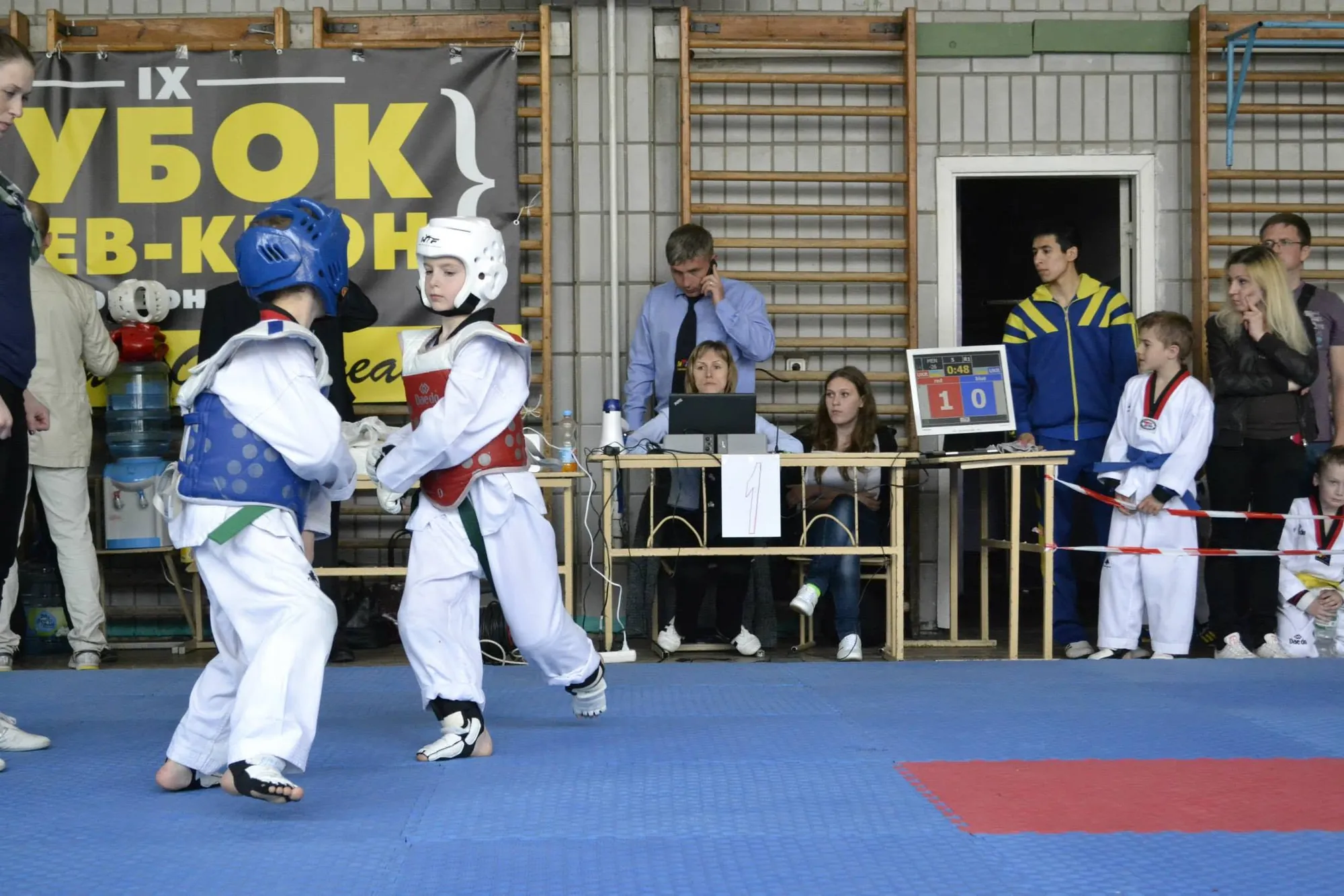 Поєдинок юних спортсменів на Кубку Київ-Квон 2014