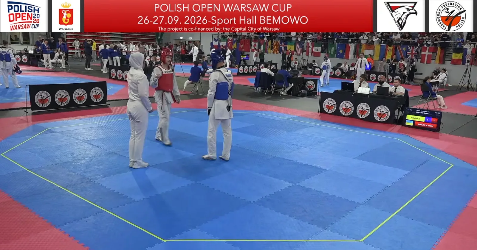 Артем Боклан під час поєдинку на Polish Open Warsaw Cup 2026